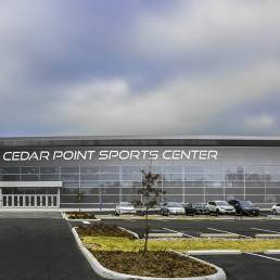 cedar point sports center exterior Parking lot mosser