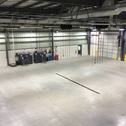 CNG Truck Maintenance Facility Interior